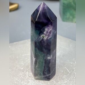 Candy-Colored Fluorite Mini Towers 💚💙💜 | Green Blue Purple Fluorite Crystal FLA